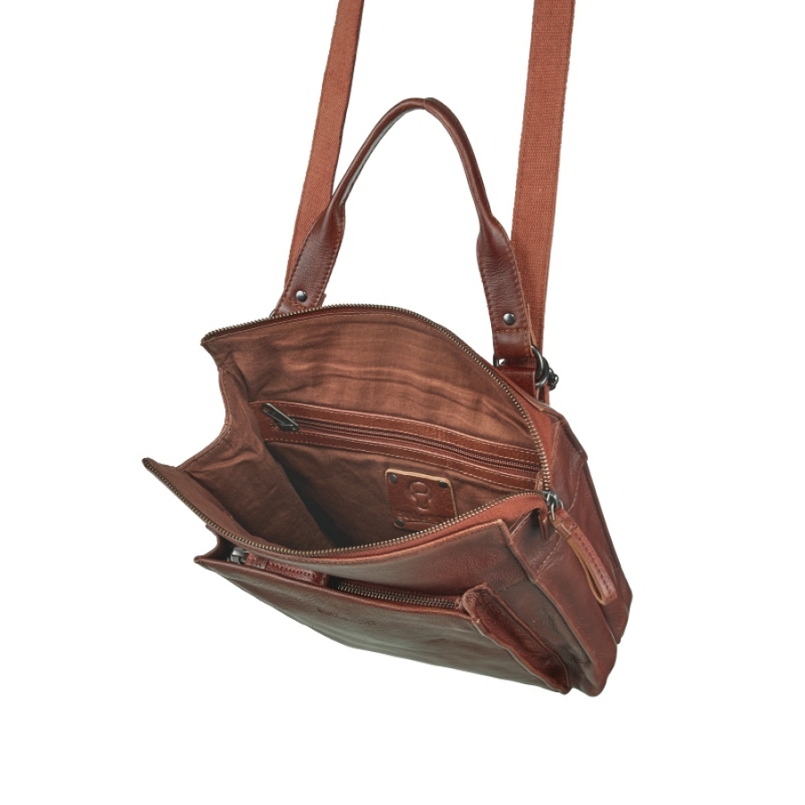 POCKET BACKPACK BURNED COGNAC